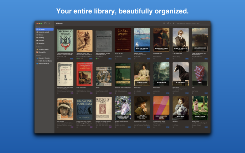 BookShelves eBook Reader